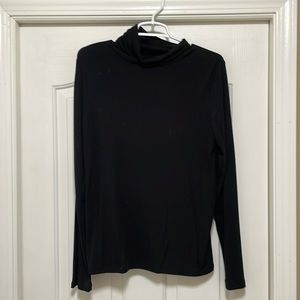 Loft along Sleeve Turtleneck, Black L